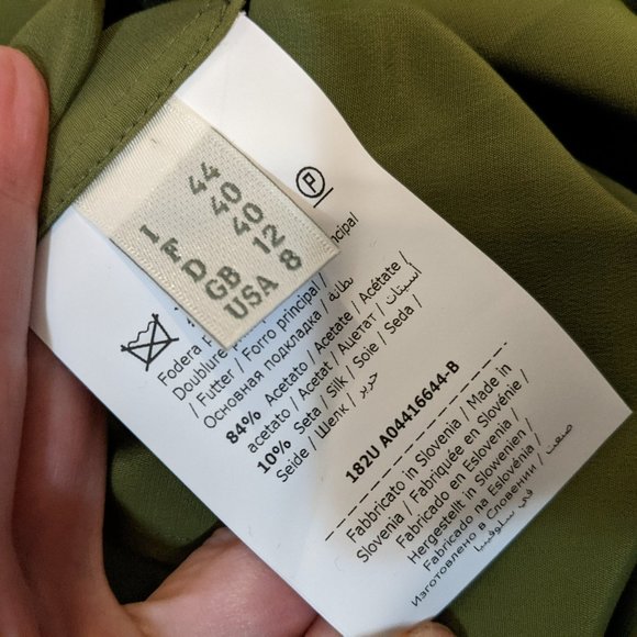 Alberta Ferretti Forest Print Silk-blend Dress size 8 - Picture 7 of 8